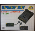 Boxed Speedy Boy "Family Computer" TW-200 Famiclone Console + 2 Controllers (Black)