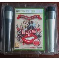 Lips Number One Hits + 2 Wireless Microphones - Xbox 360