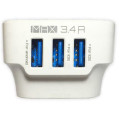 Ldnio 3x USB Port Wall Charger with FREE Lightning Cable or Micro USB cable