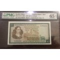 GRADED 1975 R10 ( REPLACEMENT NOTE ) GEM 65 * note