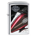 Zippo Harley H-D Tank Windproof Lighter  High Polished Chrome