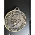 Gandhi salt march medallion
