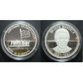 Mandela ANC centennial celebration 1oz silver in original box *no gold*