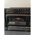!!! Crazy R1 start !!! Collectors Philips 3 band stereo cassette recorder