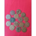 !!! Crazy R1 start !!! Lot 6 collectors old one Penny coins