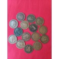 !!! Crazy R1 start !!! Lot 6 collectors old one Penny coins