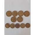 !!! Crazy R1 start !!! South African large one and half cent coins