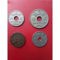 !!! Crazy R1 Start !!! Rare and valuable 1907 - 1913 German East Africa coins