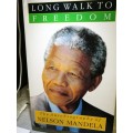 "LONG WALK TO FREEDOM" - ORIGINAL PEN SIGNATURE BY Pres. NELSON MANDELA  - HARDCOVER MINT CONDITION