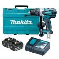 Makita DHP458 RFE kit - New 18V Cordless drill -  2 x 3.0 ah new batteries - new charger