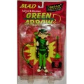 Rare Alfred E. Neuman Green Arrow Just Us League Figure.  2001.  DC Direct MAD Magazine Series 1.