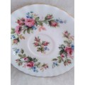 Royal  Albert  -  Moss Rose  -  Saucer  for  Coffee  Cup