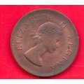 1955 1D South African Union km46 1 Penny VF