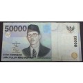 *CRAZY R1 START* Indonesia 50,000 Rupiah 1999 - Nice condition