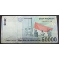 *CRAZY R1 START* Indonesia 50,000 Rupiah 1999 - Nice condition