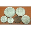 *CRAZY R1 START* Sweden - Set of 6 coins from 1972 - bid per coin