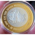 *CRAZY R1 START* Soloman Islands 10 Dollars 2000 - R294 worth of Silver