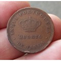 *CRAZY R1 START* Portuguese India 1/4 Tanga 1884 - Nice coin