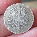 *CRAZY R1 START* Germany 1 Mark 1875B - R70 worth of Silver