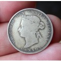*CRAZY R1 START* Canada 25 Cents 1874