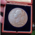 1897 Diamond Jubilee of Queen Victoria (Bronze)medallion - in original box