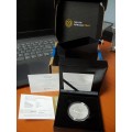2023 1oz Silver Kruger with Cape Town Coin Fair privy - in box with certificate