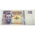 Swaziland 20 Emalangeni 2017 UNC condition - Many available in Sequence