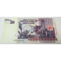 Swaziland 20 Emalangeni 2017 UNC condition - Many available in Sequence