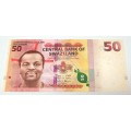 Swaziland 50 Emalangeni 2010 UNC condition(AZ Replacement) - Many available in Sequence