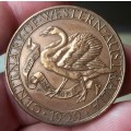 *CRAZY R1 START* 1929 Centenary of Western Australia medallion