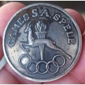 1969 2nd South African Open Games Silver medallion - R415 worth of Silver