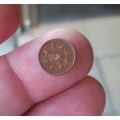 *CRAZY R1 START* India - Travanore 1 Cash 1901-10 - Tiny coin