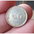 Curacao 1/4 Gulden 1944 - Great Condition