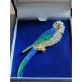 Vintage Parrot Brooch
