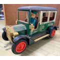 VTG Bandai 1906 Green Police Car Japan Battery Powered