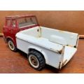Marx Tin Pick-up Truck, Red and White, 1968