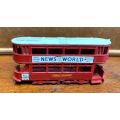 LESNEY MATCHBOX No.3 LONDON TRANSPORT NEWS OF THE WORLD