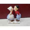 Vintage Porcelain Kissing Couple
