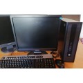 COMPLETE DESKTOP PC (HP EliteDesk 800 G1-Intel Core i5 vPro 4th GEN) + 17" MONITOR +MOUSE/KEYBOARD