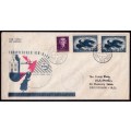 Netherlands 1953 Cristchurch air-race cover. LOOK SCAN