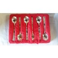 Vintage Silver Plated cake spoon set