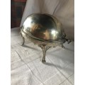 STUNNING ANTIQUE SHEFFIELD SILVER PLATED BUTTER DISH BY ATKINS BROTHERS