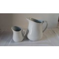 2 x Artic White Milk/creamer jugs
