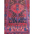 GORGEOUS GENUINE WOOL HAND KNOTTED HAMADAN PERSIAN RUNNER 3000 X 1050mm