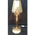 Wow!!! Stunning Vintage Art Genuine Solid Brass Lamp and solid brass lamp shade . 41 cm High