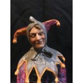 CLEARANCE !!!  LARGE RARE ROYAL DOULTON FIGURINE " THE JESTER HN 2016 " 24cm TALL - 1949 - 1997