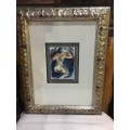 STUNNING!!! NUDE WATER COLOR BY FAMOUS S.A.ARTIST JAN VISSER 1995 - EXCELLENT INVESTMENT