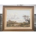 Francois Badenhorst 1934 ~ 2013 ... Original Landscape Oil On Board 1989 Framed ~ Valued at R20000