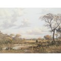 Francois Badenhorst 1934 ~ 2013 ... Original Landscape Oil On Board 1989 Framed ~ Valued at R20000