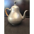 WOW !!!! STUNNING DUTCH MADE PEWTER TEA POT MARKED ~ LOCH TOLLENAAR FOUNDED IN 1935
